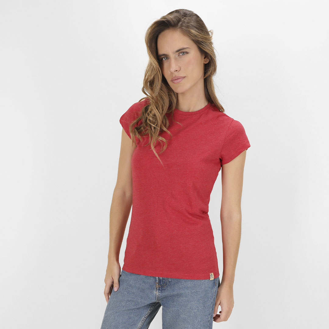 Camiseta personalizada para mujer Bandul de algodón reciclado y RPET - Ropa y accesorios - Regalo Promocional Personalizado