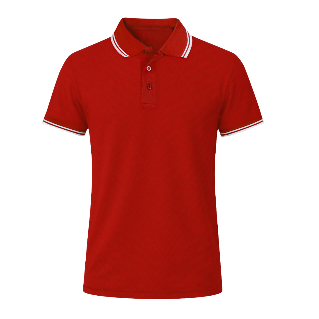 Polo personalizado técnico Zawak de poliéster piqué con detalles contraste