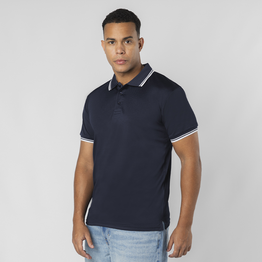 Polo personalizado técnico Zawak de poliéster piqué con detalles contraste - Ropa y accesorios - Regalo Promocional Personalizado