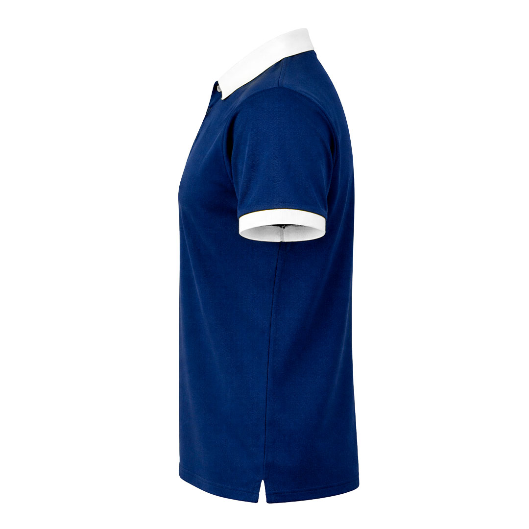 Polo personalizado técnico Rebon de poliéster piqué azul marino con detalles contraste - Ropa y accesorios - Regalo Promocional Personalizado - vista alternativa