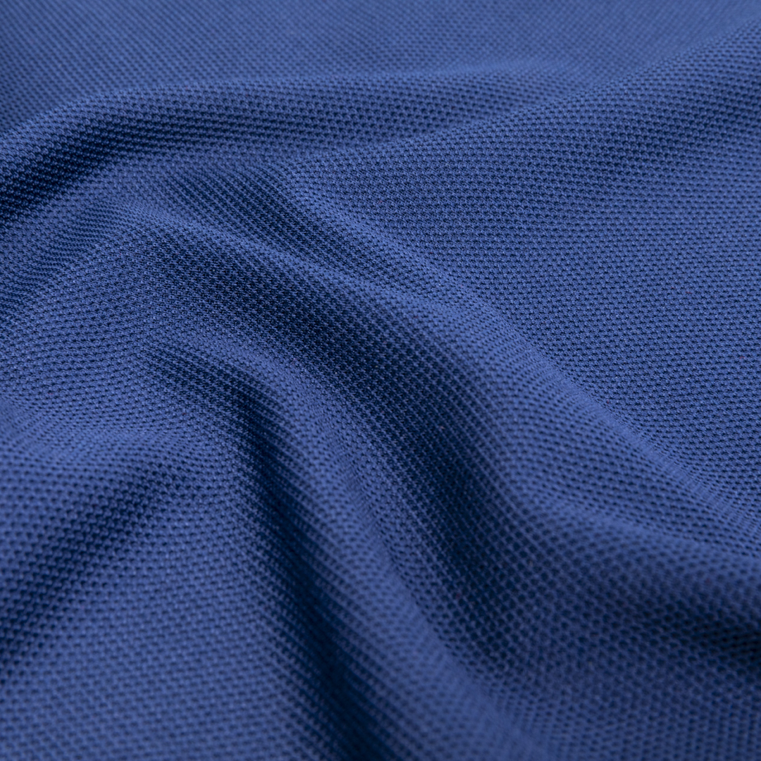 Polo personalizado técnico Rebon de poliéster piqué azul marino con detalles contraste - Ropa y accesorios - Regalo Promocional Personalizado - imagen 4