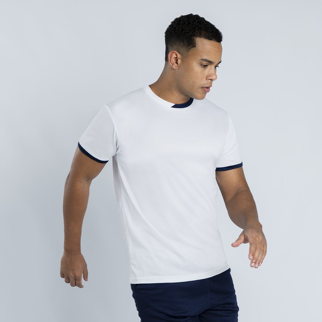 Camiseta personalizada para adulto Tecnic Filmur bicolor con detalles - Ropa y accesorios - Regalo Promocional Personalizado