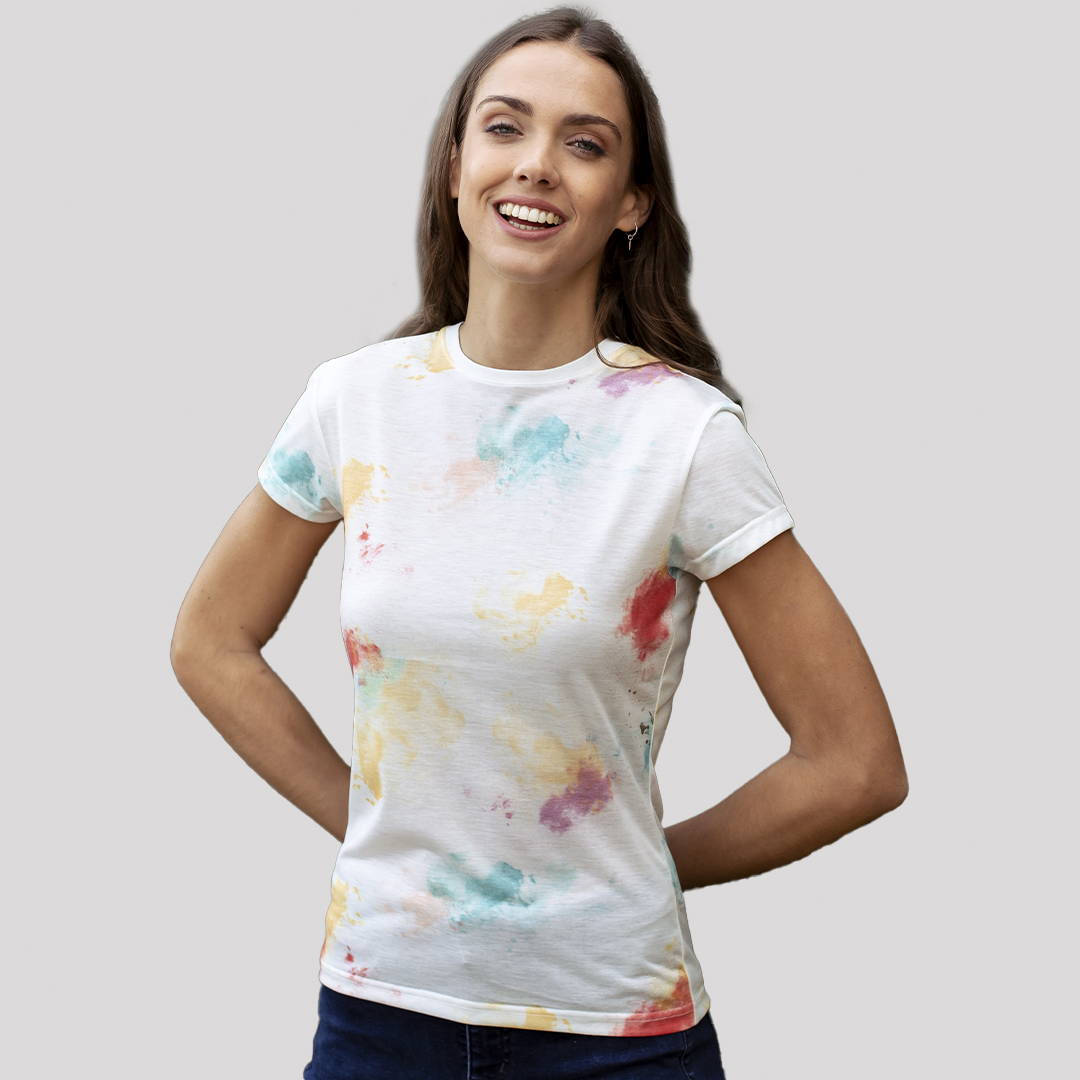 Camiseta personalizada para mujer Hearvin de poliéster con estampado - Ropa y accesorios - Regalo Promocional Personalizado