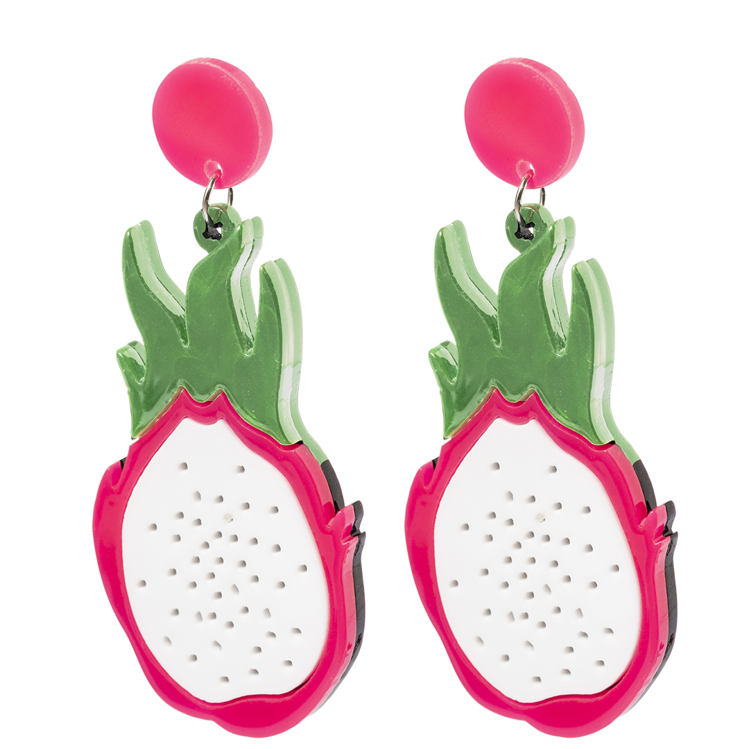 Pendientes personalizados Kely frutales con clip