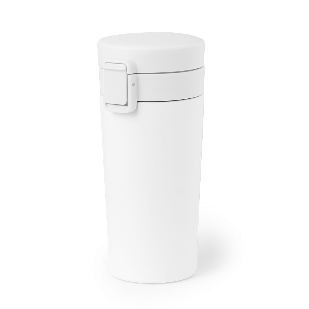Vaso térmico personalizado Jorlens de acero inox con rosca de 380ml