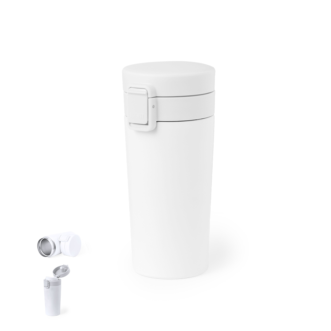 Vaso térmico personalizado Jorlens de acero inox con rosca de 380ml - Termos personalizados - Regalo Promocional Personalizado