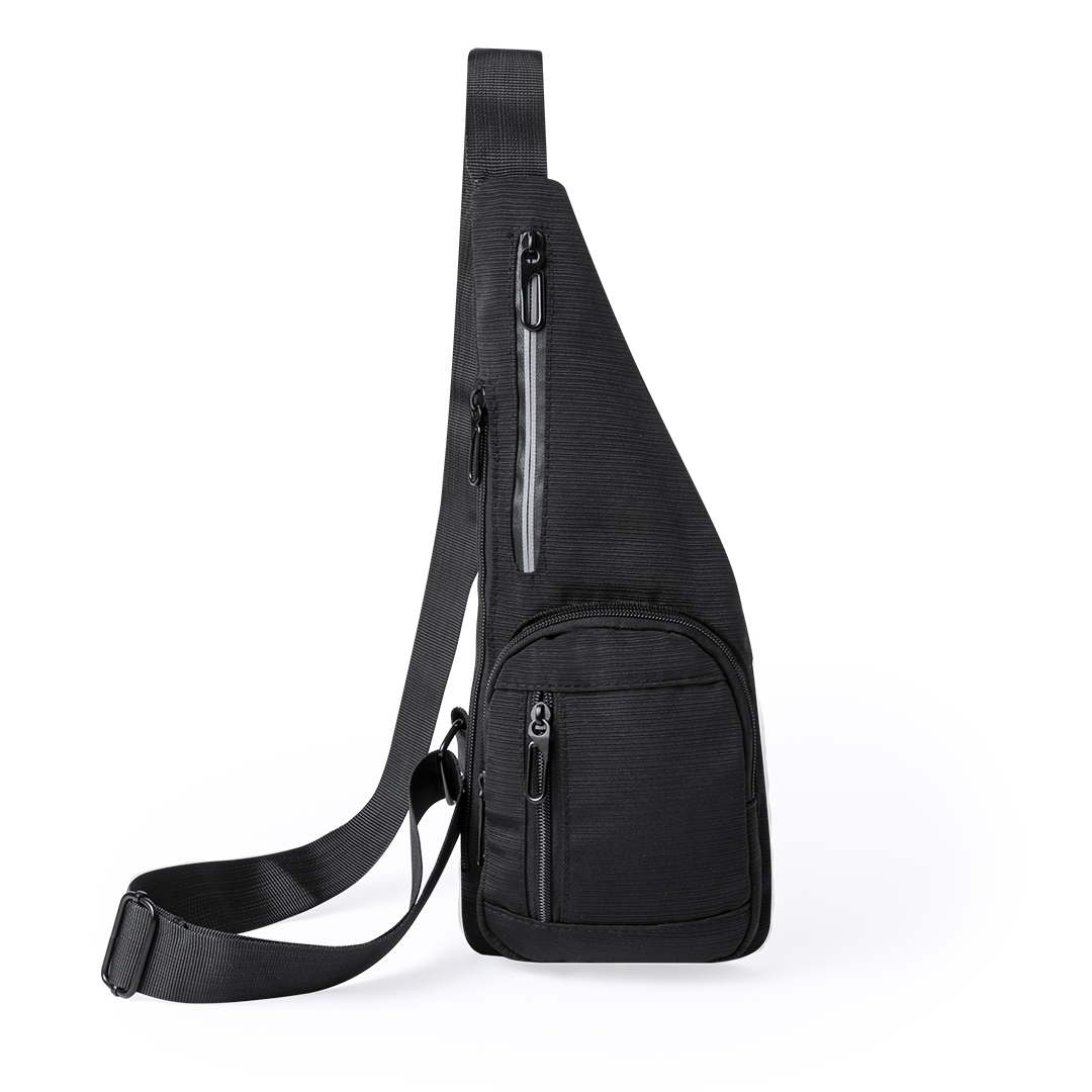 Bandolera Fadaok poliéster 300D reflectante