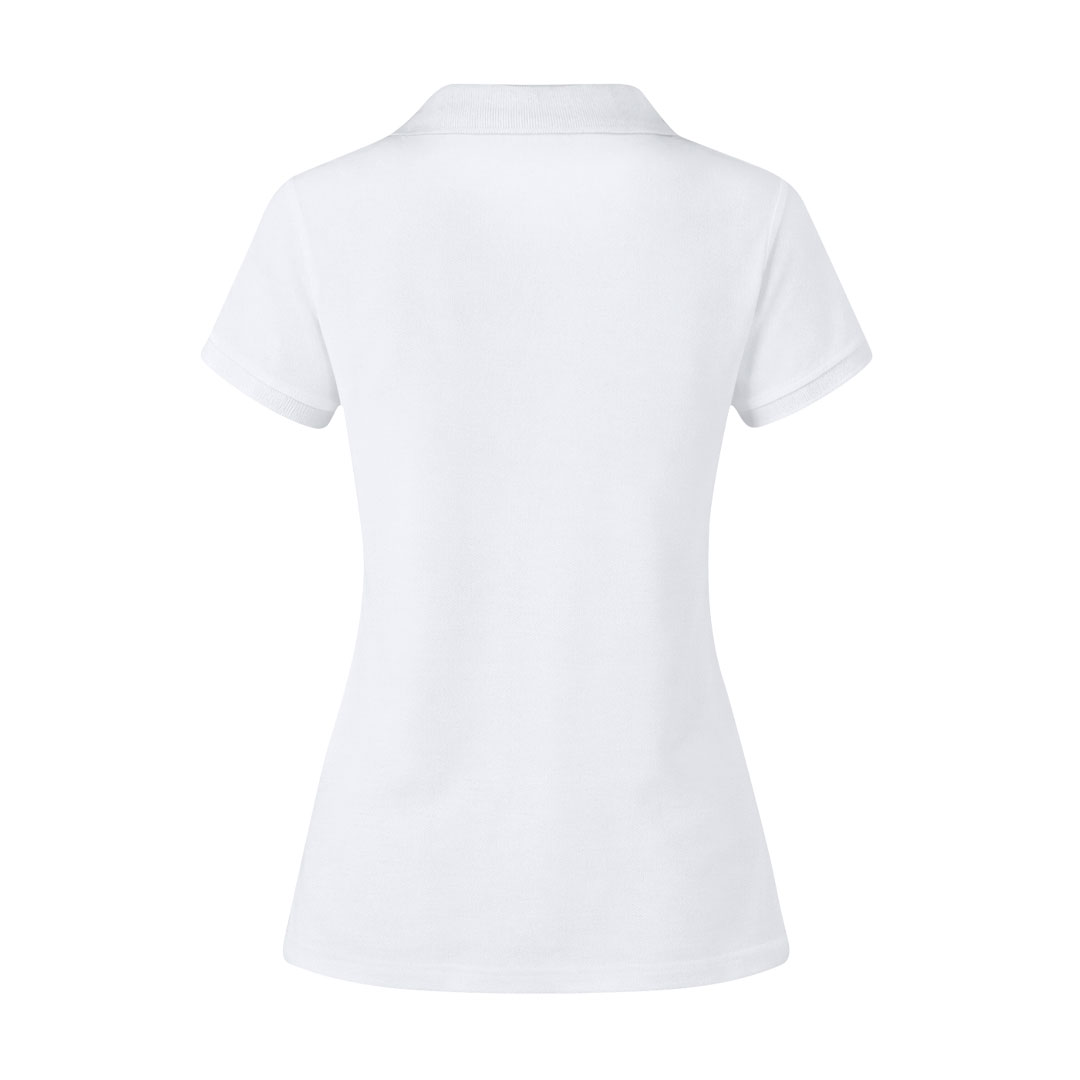 Polo personalizado mujer blanco Koupan de algodón piqué 220g/m2 - Ropa y accesorios - Regalo Promocional Personalizado - vista alternativa