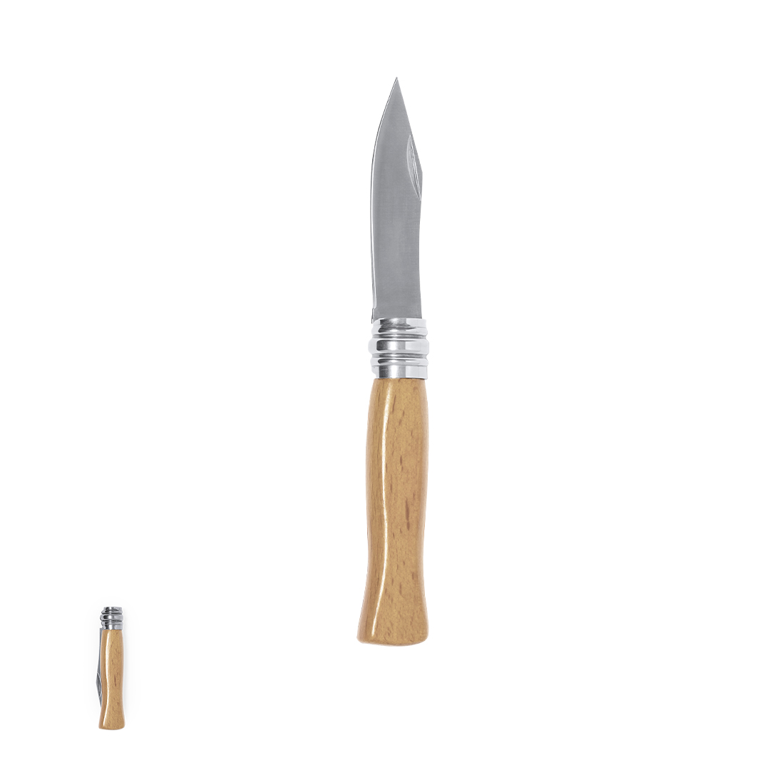 Navaja personalizada Hokem de acero inox con mango ergonómico lacado - Navajas personalizadas - Regalo Promocional Personalizado