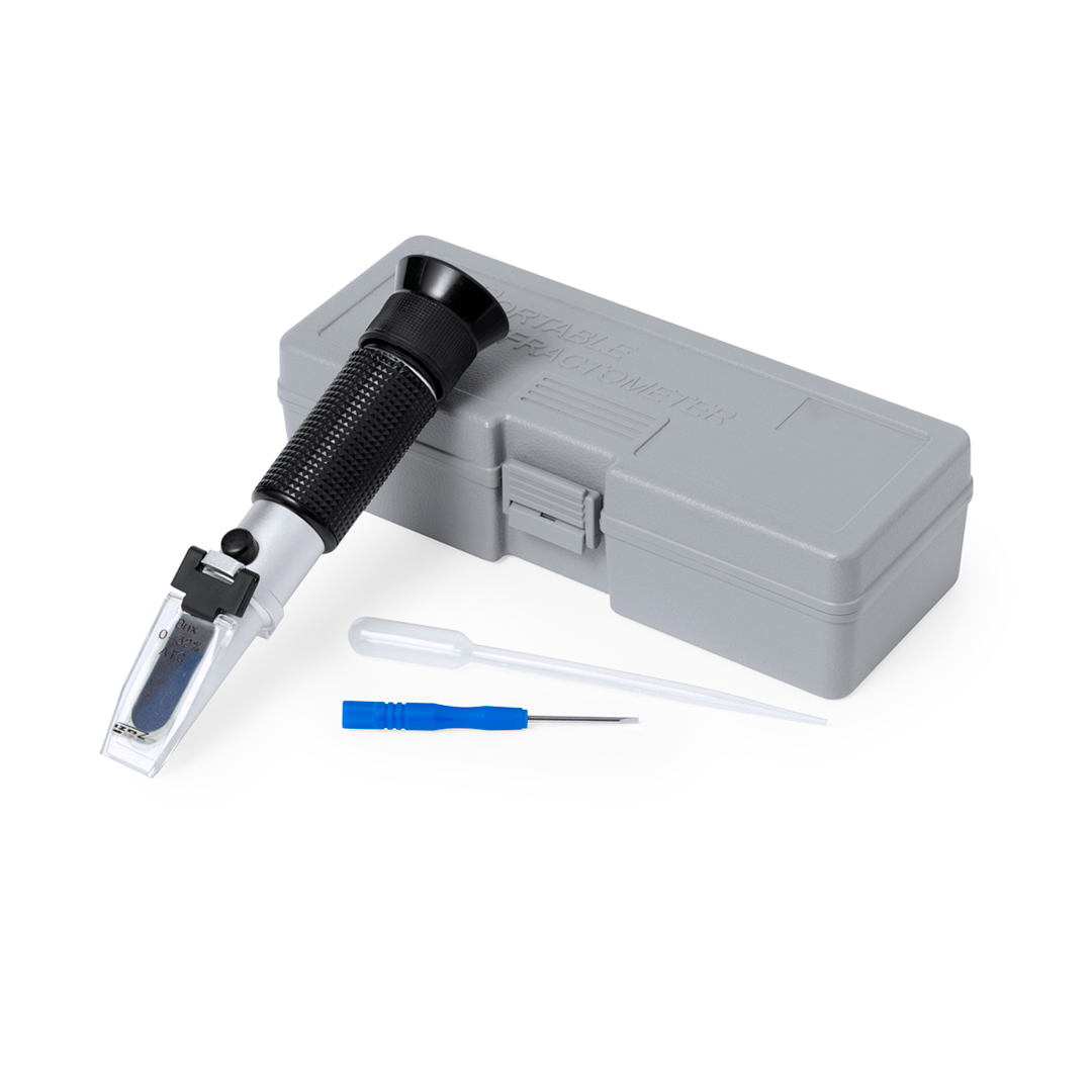 Refractómetro personalizado Jekux manual portátil para grados Brix