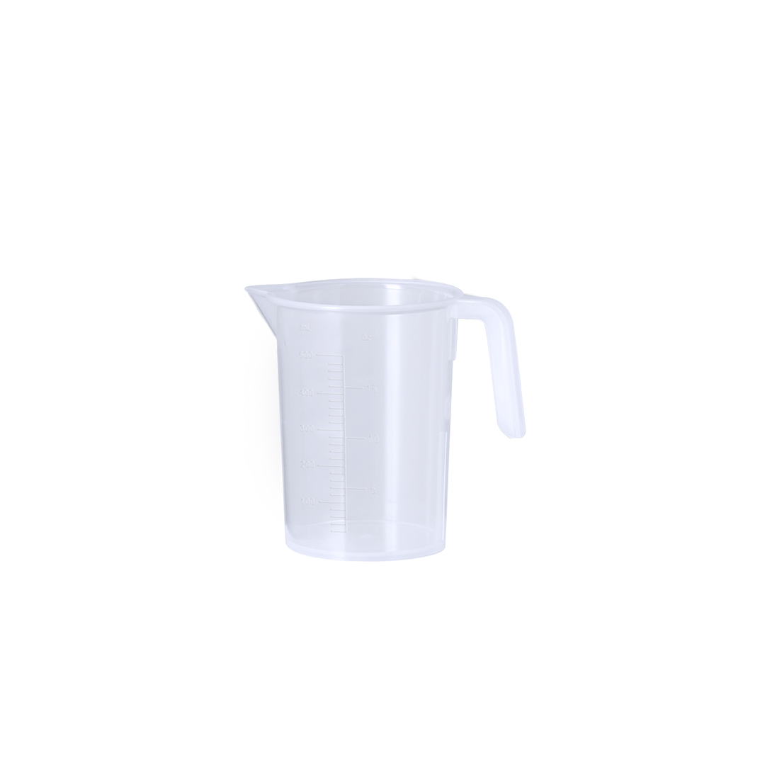 Jarra medidora personalizada Ladex de PP transparente 500ml compacta - Otros accesorios cocina - Regalo Promocional Personalizado