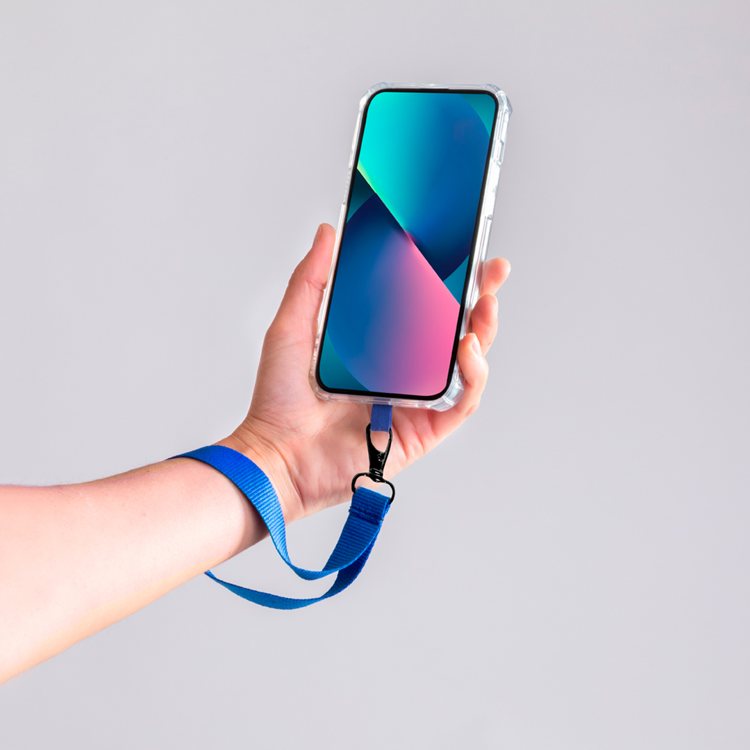 Pulsera soporte personalizada Belaya de poliéster para smartphones - Tecnología - Regalo Promocional Personalizado - vista alternativa