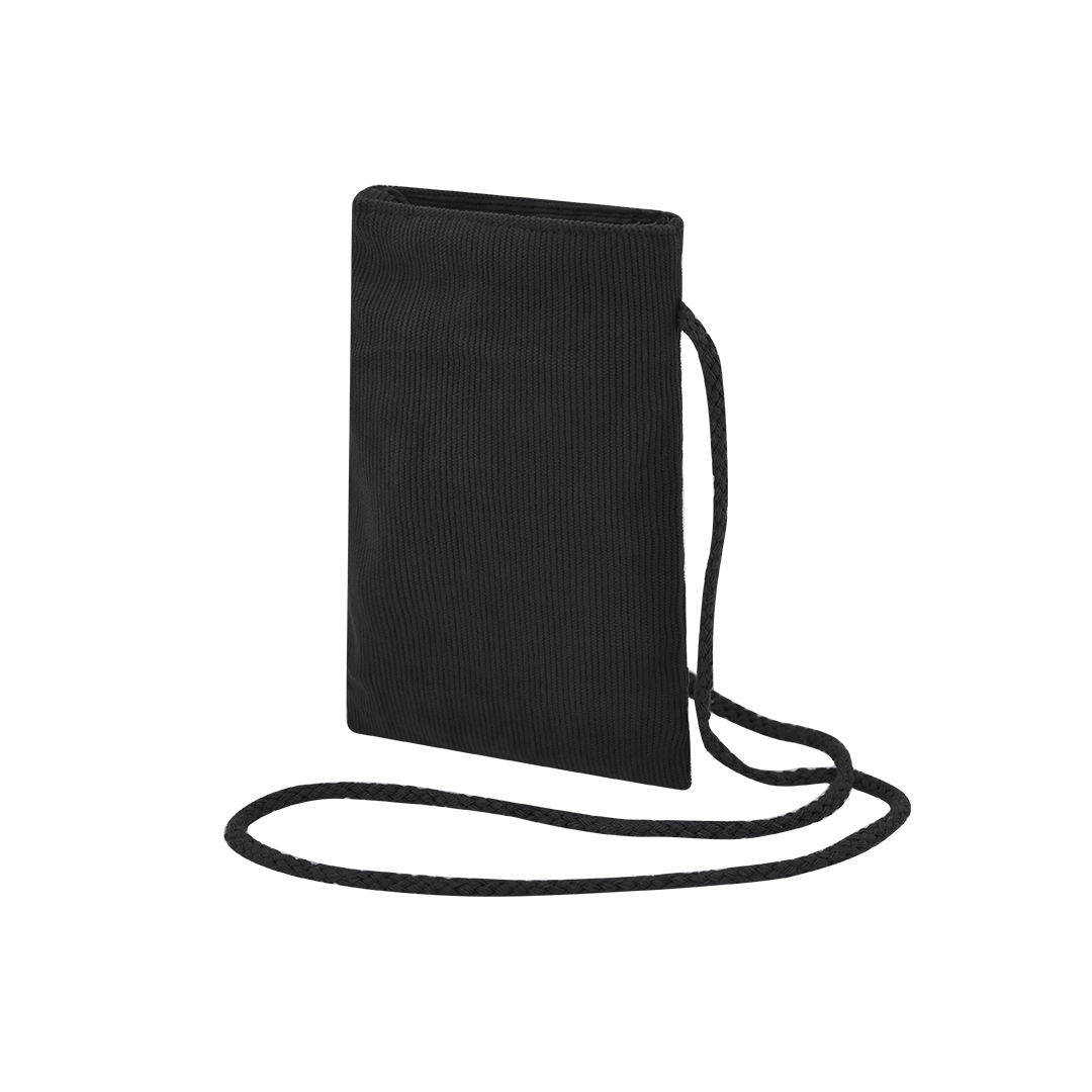 Portatodo personalizado Hulak de poliéster 260g con tacto pana y asas largas