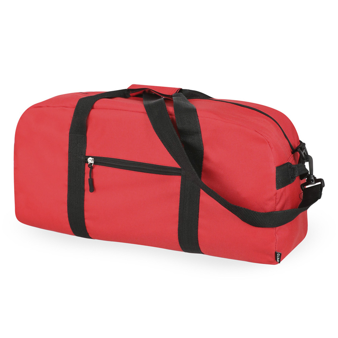 Bolso personalizado Framton de RPET 600D con empuñadura acolchada - Bolsas personalizadas de deporte - Regalo Promocional Personalizado