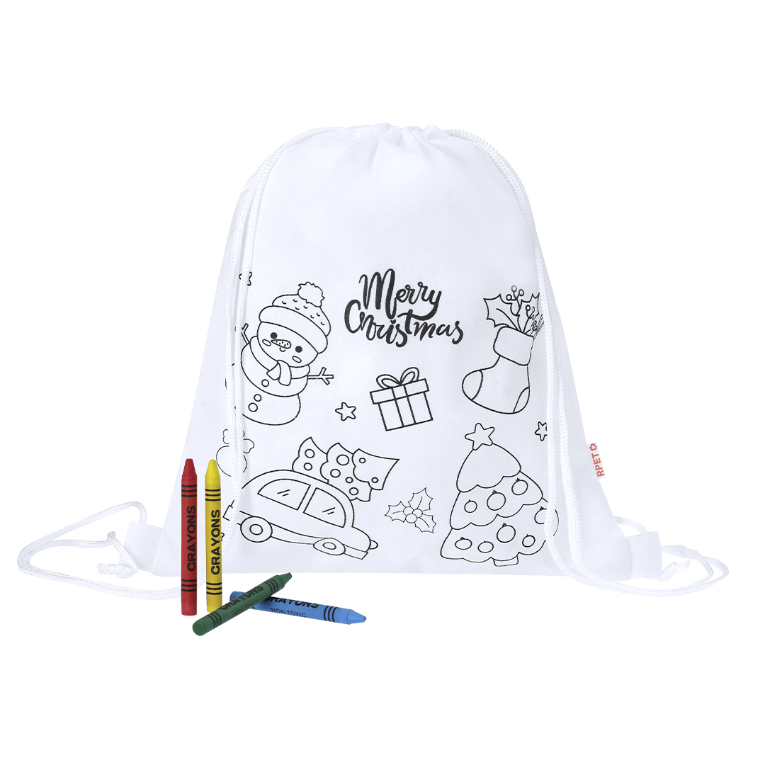 Mochila personalizada Taky infantil navideña de non-woven RPET - Mochilas personalizadas - Regalo Promocional Personalizado
