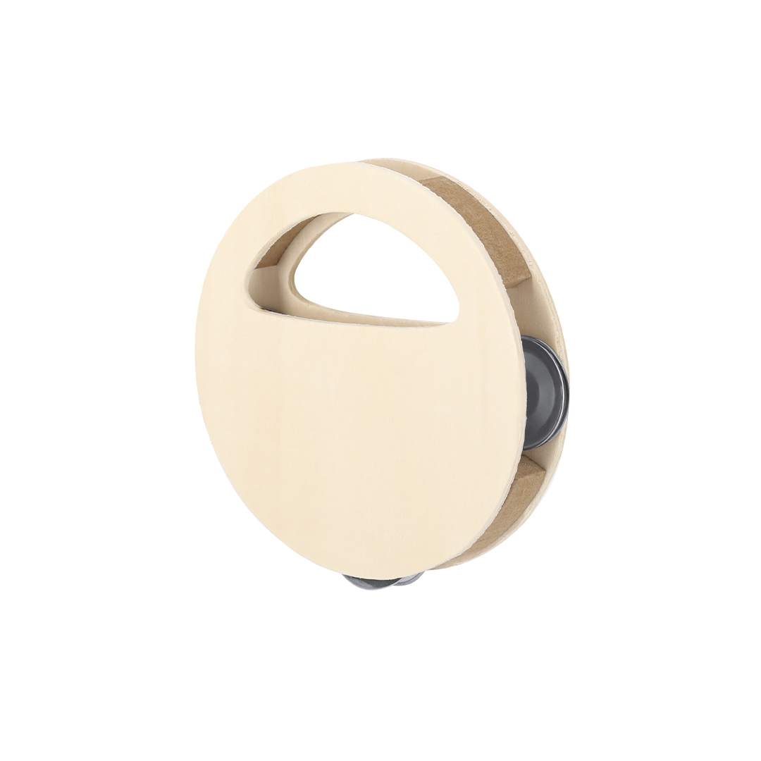 Pandereta personalizada Andex de madera con platillos - Navidad - Regalo Promocional Personalizado