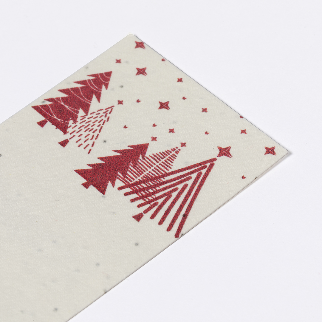 Marcapáginas semillas personalizado Baird navideño plantable - Oficina - Regalo Promocional Personalizado - vista alternativa
