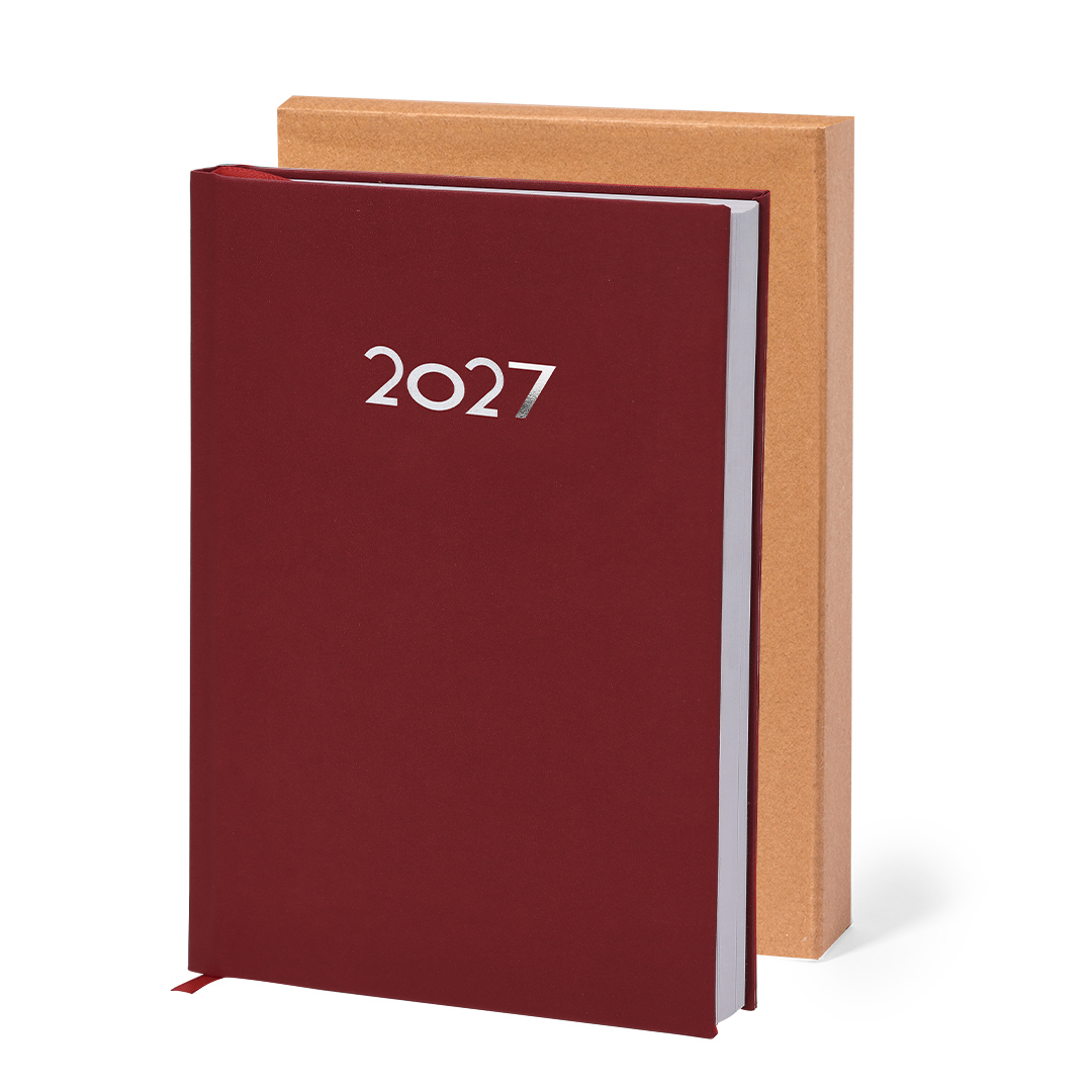 Agenda Canek A5 acabado PU con cubiertas acolchadas - Oficina - Regalo Promocional Personalizado - imagen 3