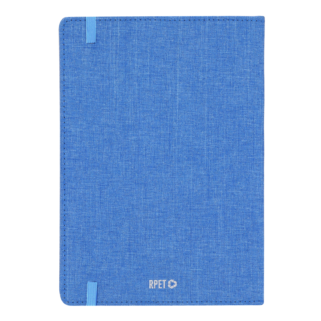 Agenda Nudels A5 poliéster RPET con distintivo