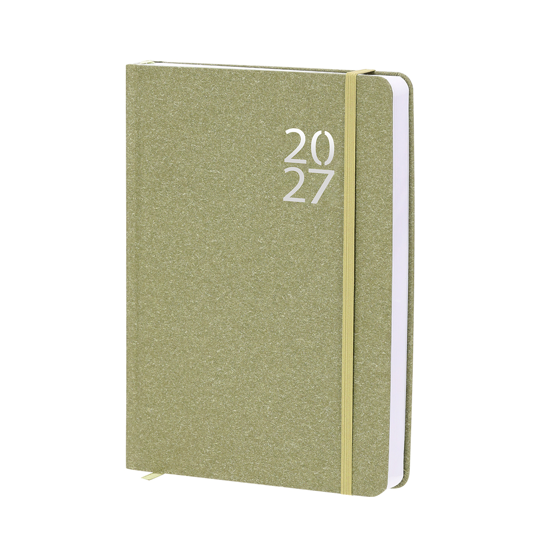 Agenda Florian A5 cartón reciclado con distintivo ECO - Oficina - Regalo Promocional Personalizado - imagen 3