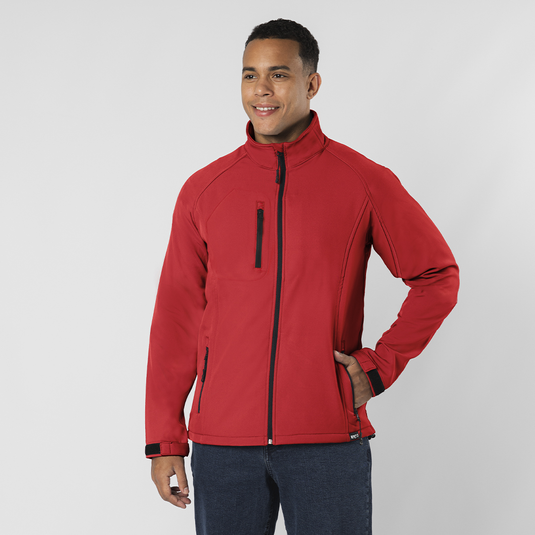 Chaqueta personalizada Grifter Soft Shell de RPET 3 capas impermeable - Ropa y accesorios - Regalo Promocional Personalizado