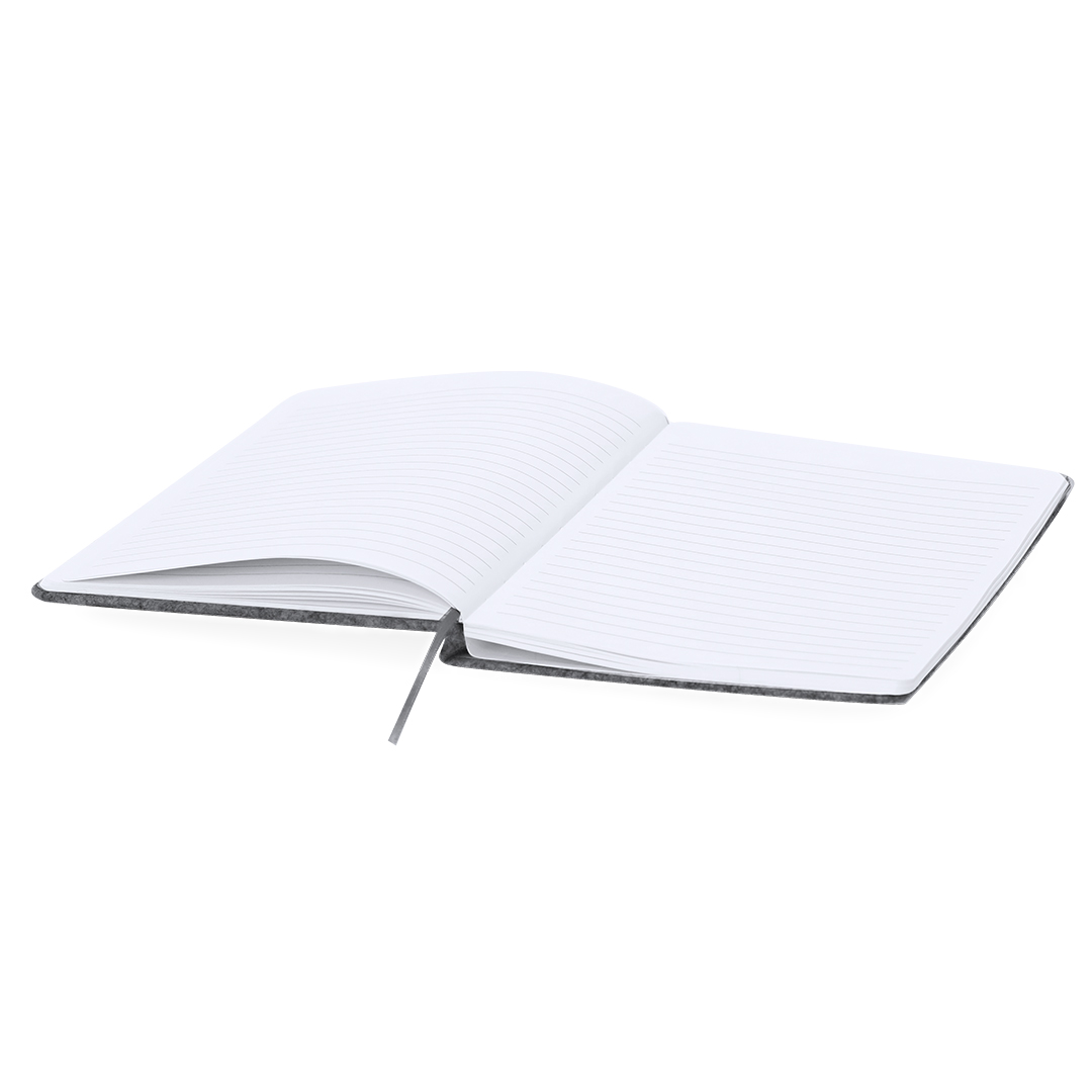 Blocde notas personalizado Wilko de fieltro RPET con bolsillo corcho - Oficina - Regalo Promocional Personalizado - imagen 4