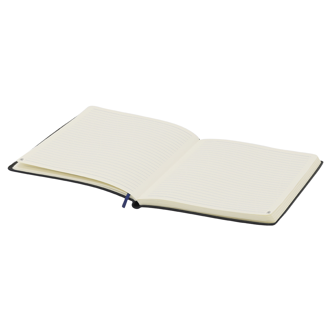 Bloc de notas personalizado Lazox en PU reciclada con 80 hojas crema rayadas - Oficina - Regalo Promocional Personalizado - imagen 3