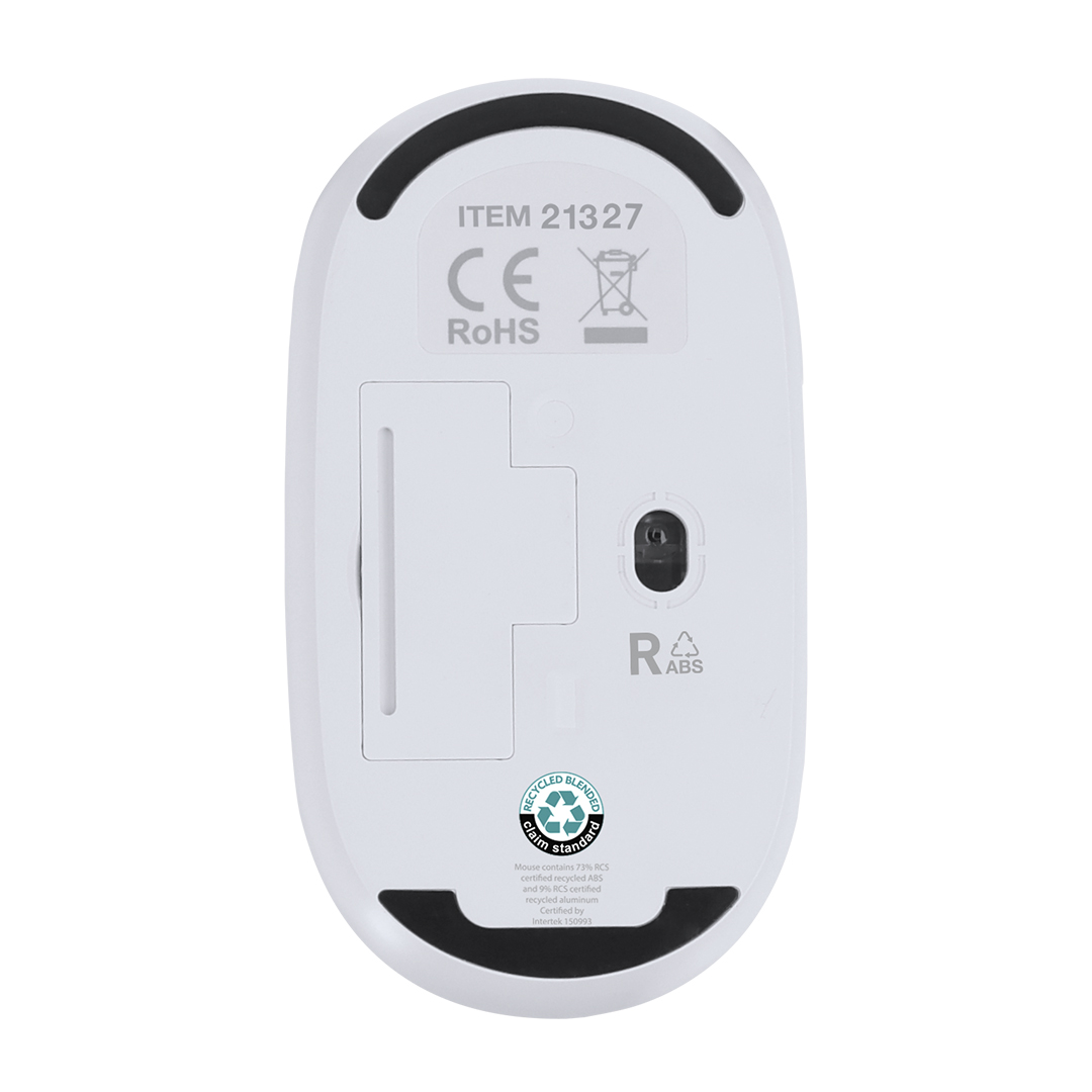 Ratón óptico inalámbrico personalizado Doryt RCS de RABS y aluminio reciclado - Tecnología - Regalo Promocional Personalizado - imagen 3