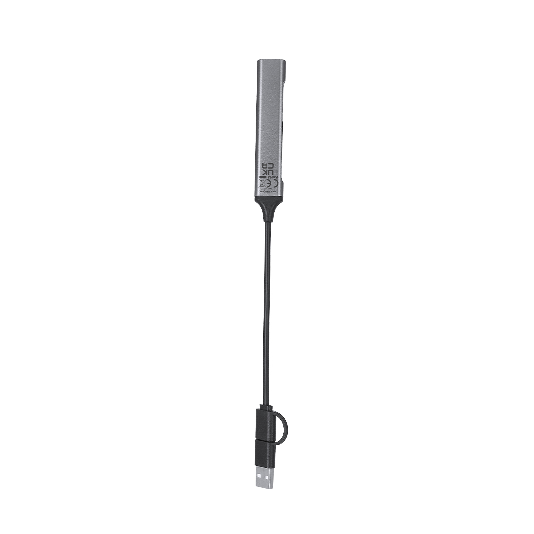 Puerto USB personalizado Konery de aluminio reciclado GRS - Tecnología - Regalo Promocional Personalizado - vista alternativa