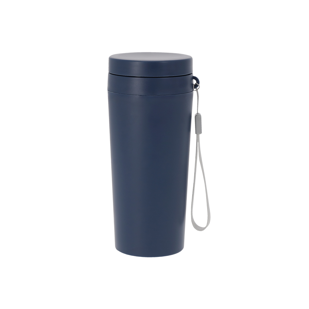 Bidón personalizado Térmico Redar de 320ml en PP reciclado con cinta de transporte - Termos personalizados - Regalo Promocional Personalizado - imagen 3
