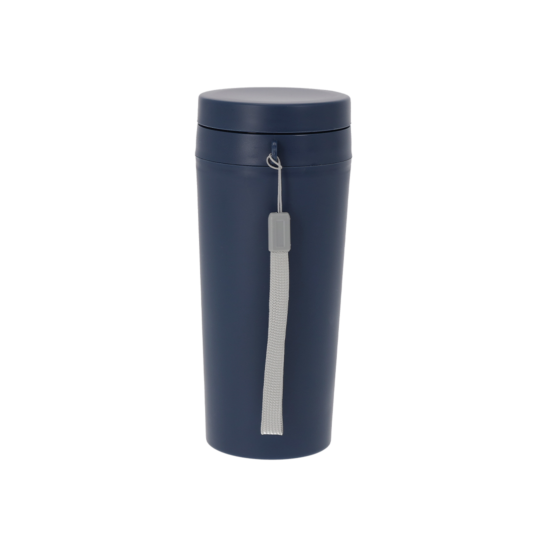 Bidón personalizado Térmico Redar de 320ml en PP reciclado con cinta de transporte - Termos personalizados - Regalo Promocional Personalizado - imagen 4