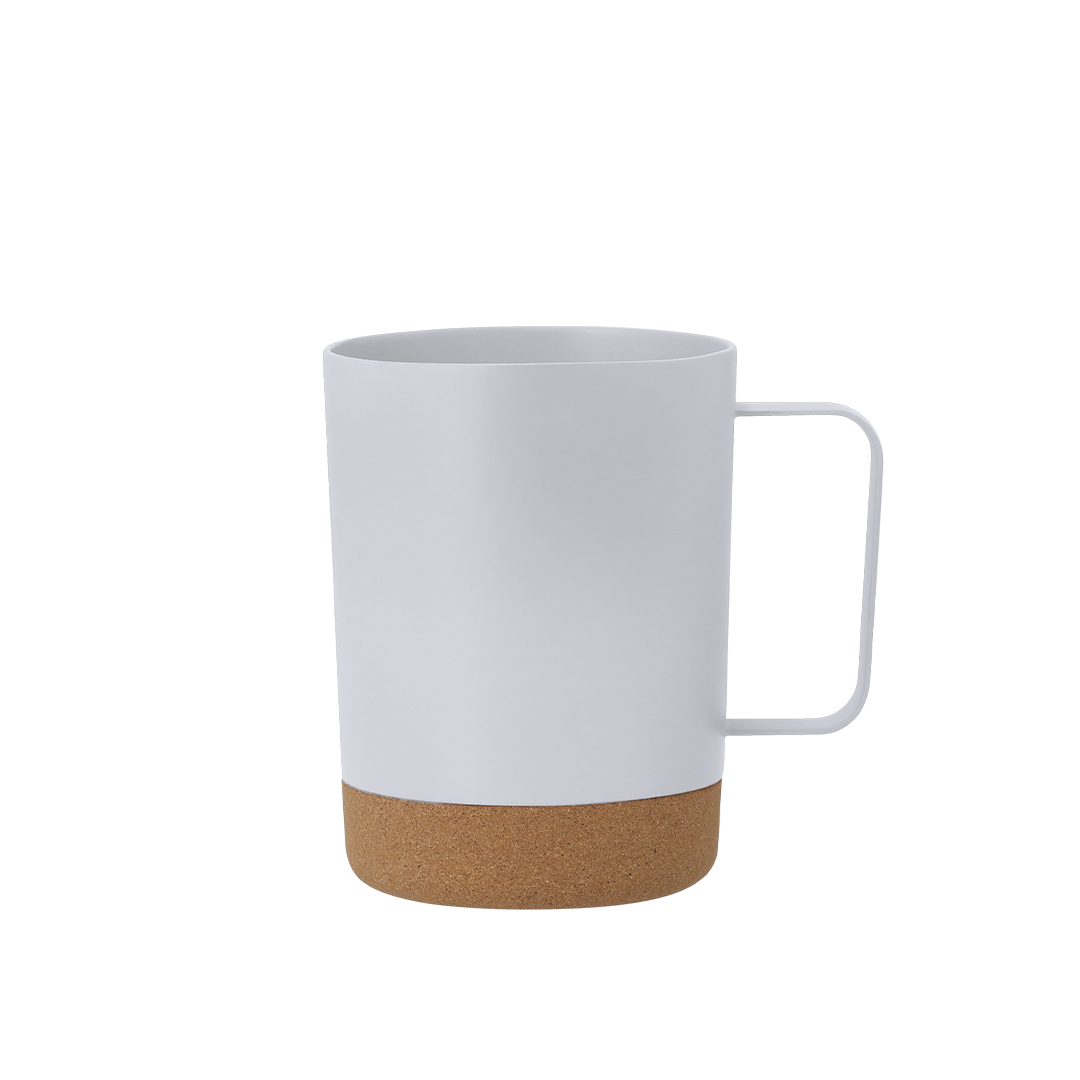 Taza de PP reciclado personalizada Jurgen de 400ml con asa cuadrada - Tazas y vasos personalizados - Regalo Promocional Personalizado