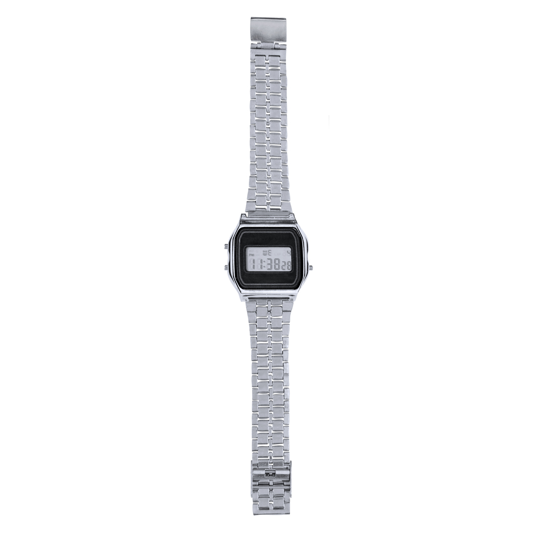 Reloj personalizado Busnor con acabado metálico y retroiluminación LED - Tecnología - Regalo Promocional Personalizado - vista alternativa