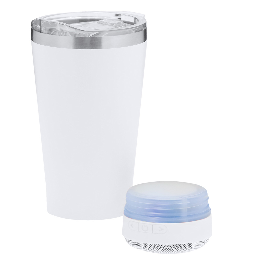 Vaso térmico personalizado altavoz Tandix Bluetooth con LED de 440ml - Termos personalizados - Regalo Promocional Personalizado - imagen 3