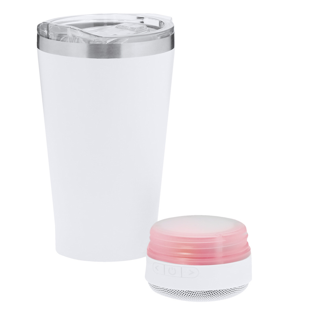 Vaso térmico personalizado altavoz Tandix Bluetooth con LED de 440ml - Termos personalizados - Regalo Promocional Personalizado - imagen 4