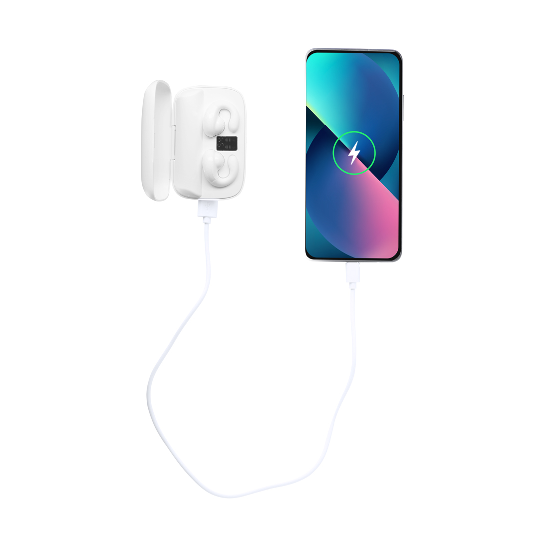 Auriculares Power Bank Haxel open ear 1200mAh - Tecnología - Regalo Promocional Personalizado - imagen 3