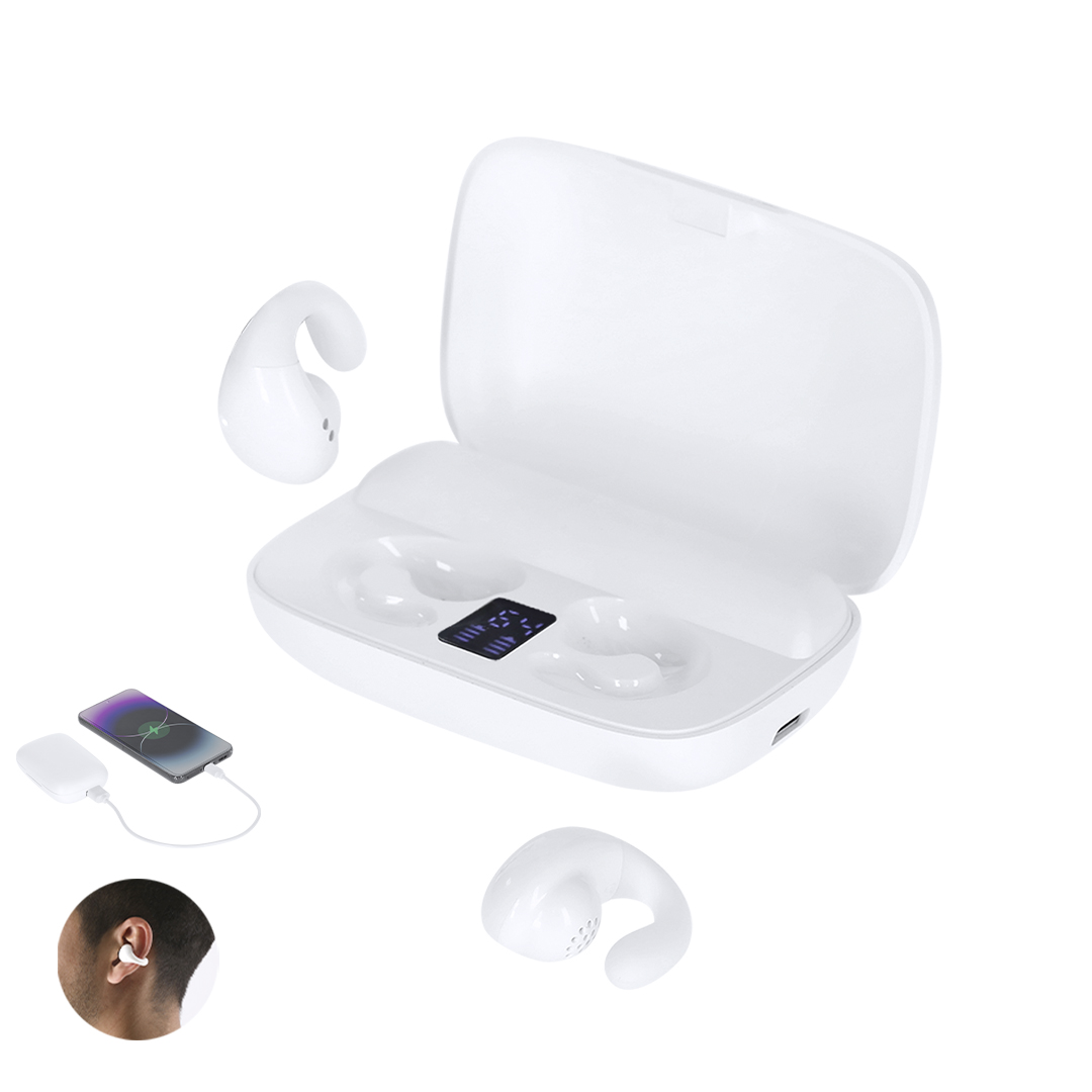 Auriculares Power Bank Haxel open ear 1200mAh - Tecnología - Regalo Promocional Personalizado