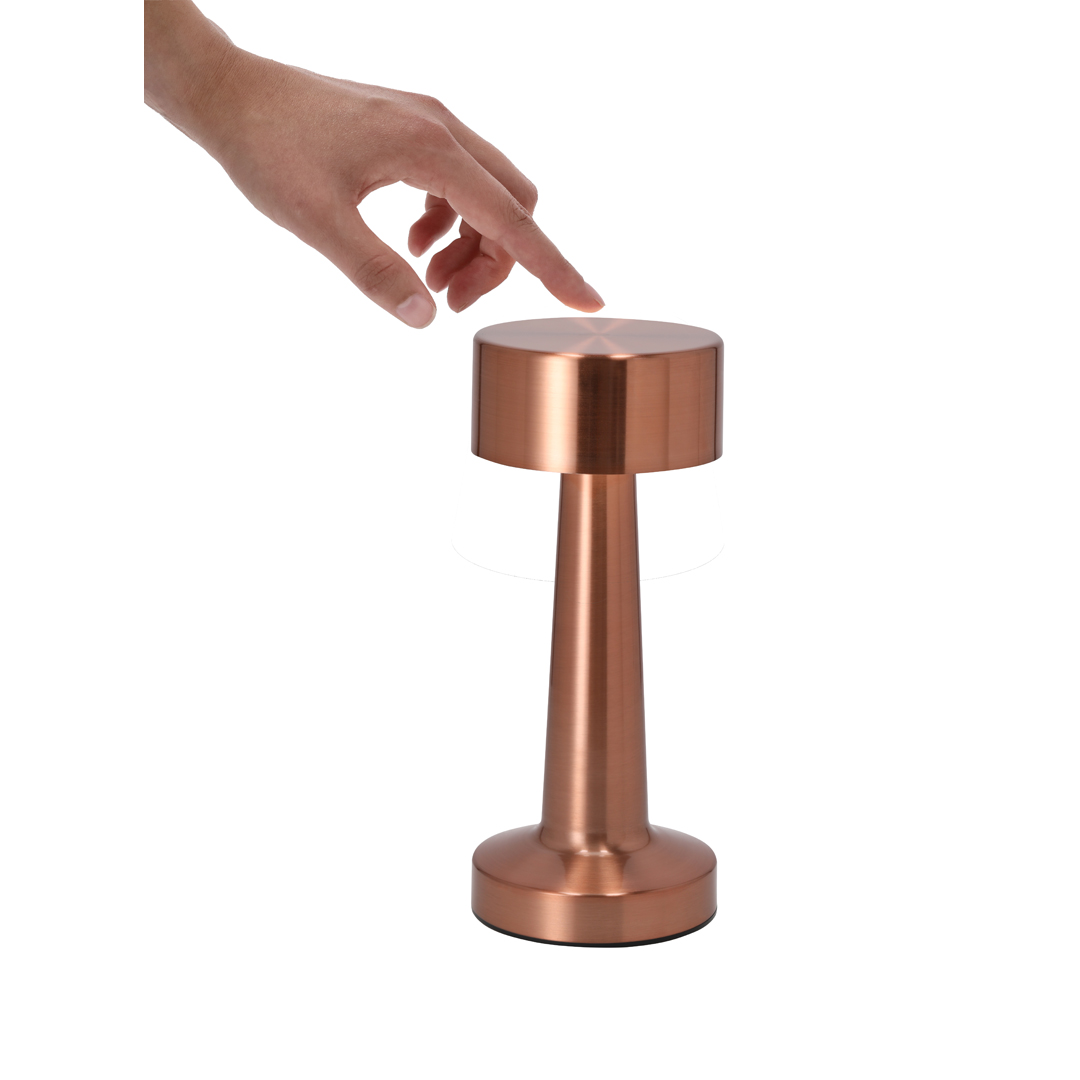 Lámpara personalizada Rosity diseño oro rosa con regulación táctil - Tecnología - Regalo Promocional Personalizado - imagen 4
