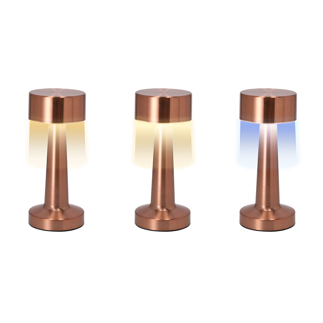 Lámpara personalizada Rosity diseño oro rosa con regulación táctil - Tecnología - Regalo Promocional Personalizado - imagen 5