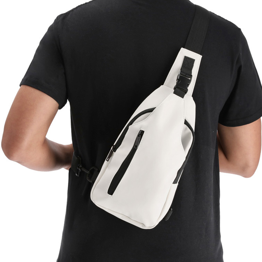 Bandolera Soplex PU cierre cremallera invisible - Eventos y congresos - Regalo Promocional Personalizado - vista alternativa