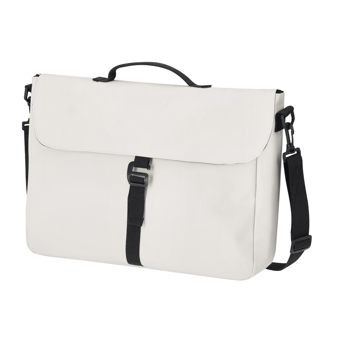 Portadocumentos personalizado Sarlem de PU con compartimento laptop 15" y hebilla - Portadocumentos personalizados - Regalo Promocional Personalizado - imagen 4