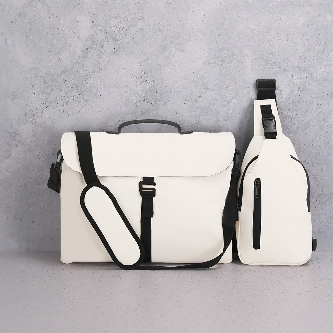 Portadocumentos personalizado Sarlem de PU con compartimento laptop 15" y hebilla - Portadocumentos personalizados - Regalo Promocional Personalizado - imagen 5