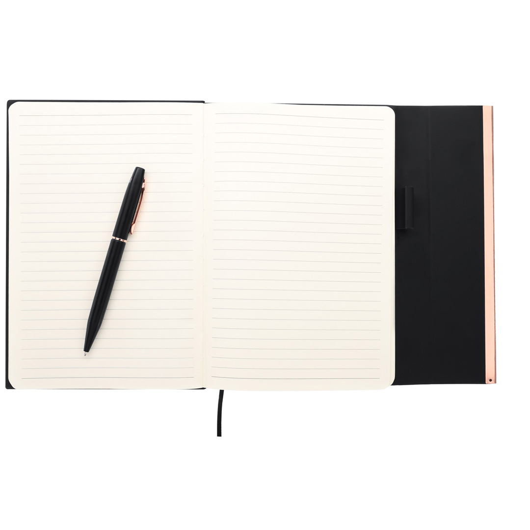 Set personalizado Kassex PU reciclado con aluminio reciclado GRS - Set de escritura personalizados - Regalo Promocional Personalizado - imagen 3