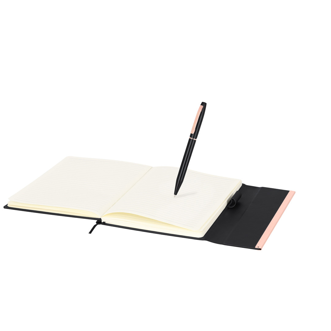 Set personalizado Kassex PU reciclado con aluminio reciclado GRS - Set de escritura personalizados - Regalo Promocional Personalizado - imagen 4