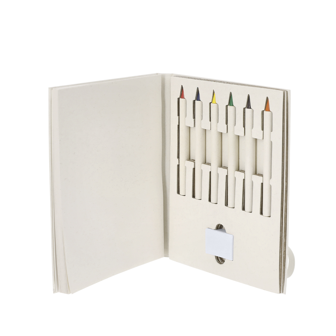 Set personalizado Nakels lápices eternos de cartones leche reciclados - Set de escritura personalizados - Regalo Promocional Personalizado