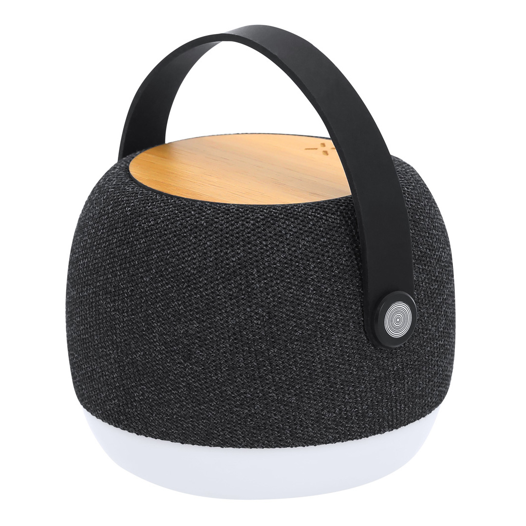 Altavoz cargador Sprit RPET con iluminación LED rítmica