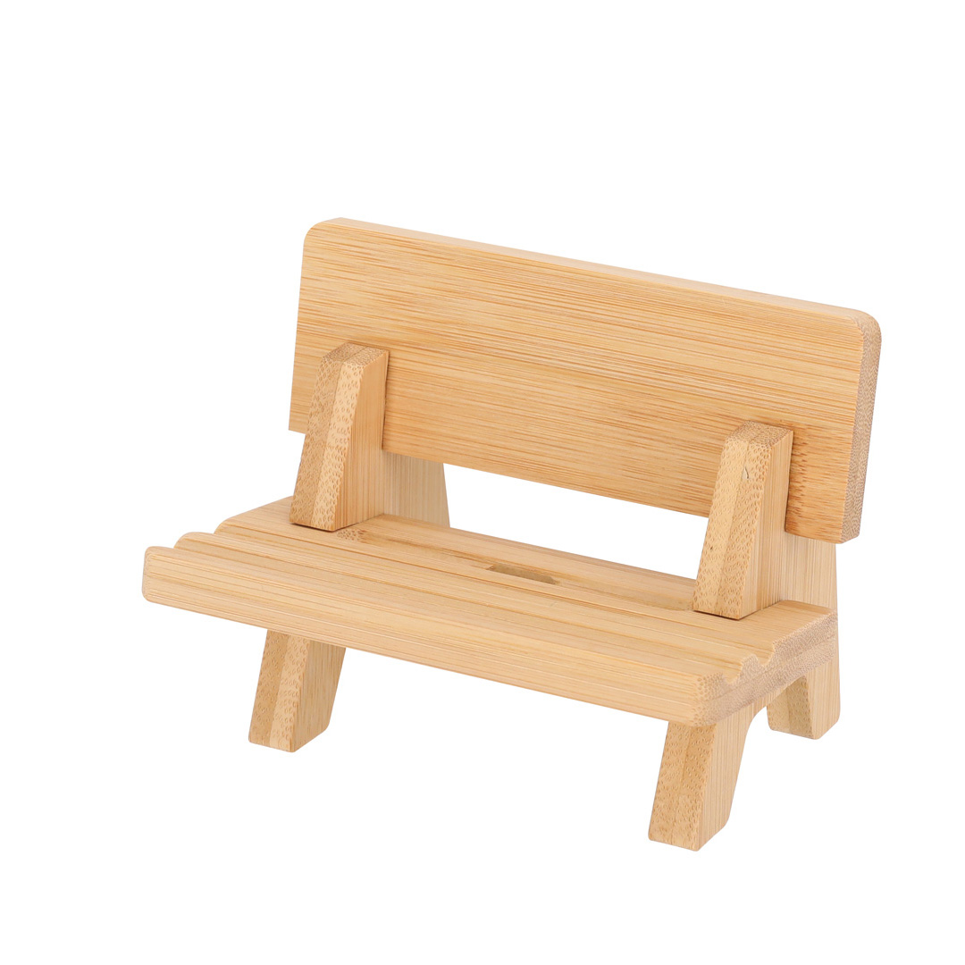 Soporte personalizado Hadam de bambú forma banco con 3 posiciones