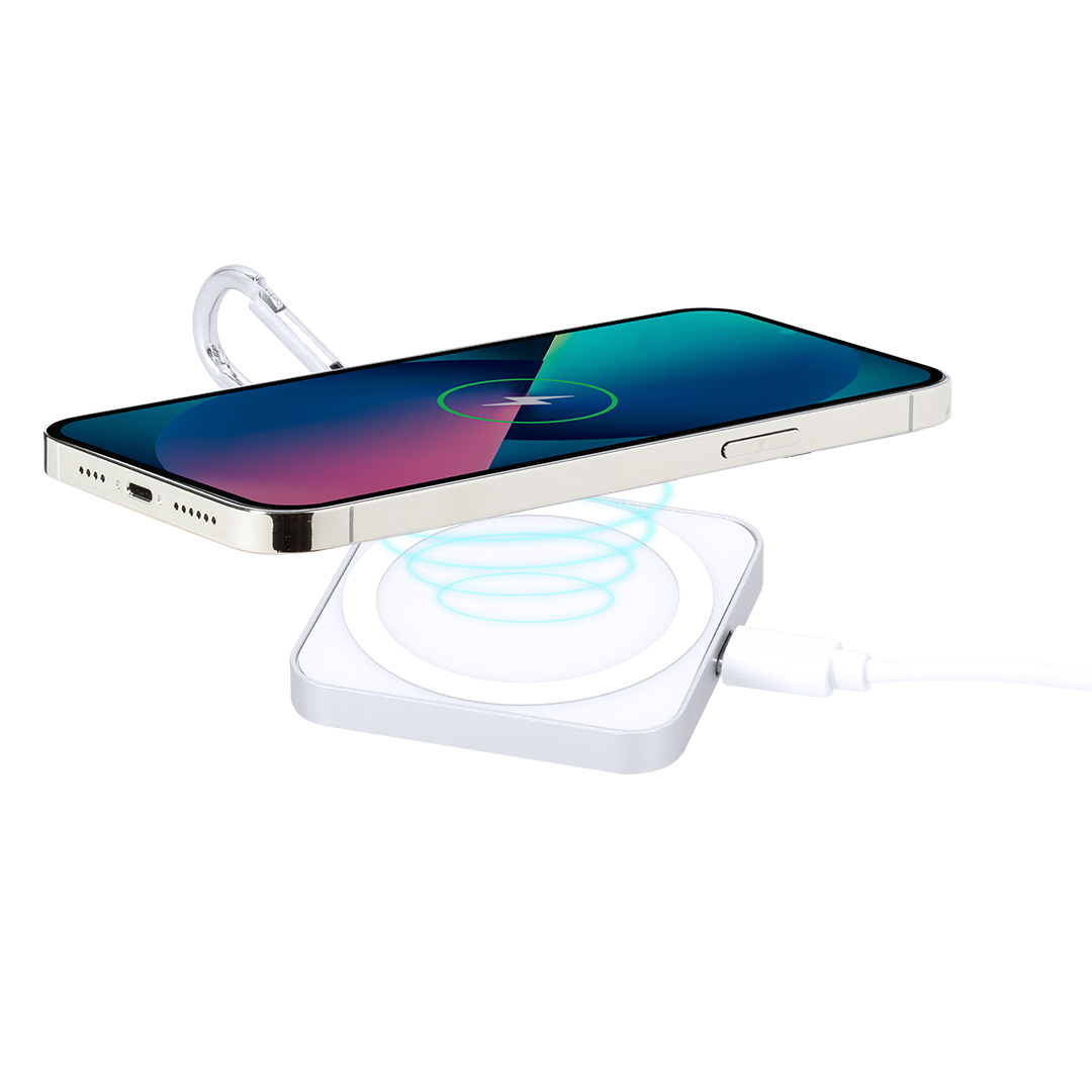 Cargador personalizado Hidmon inalámbrico 15W de aluminio magnético - Tecnología - Regalo Promocional Personalizado - imagen 3