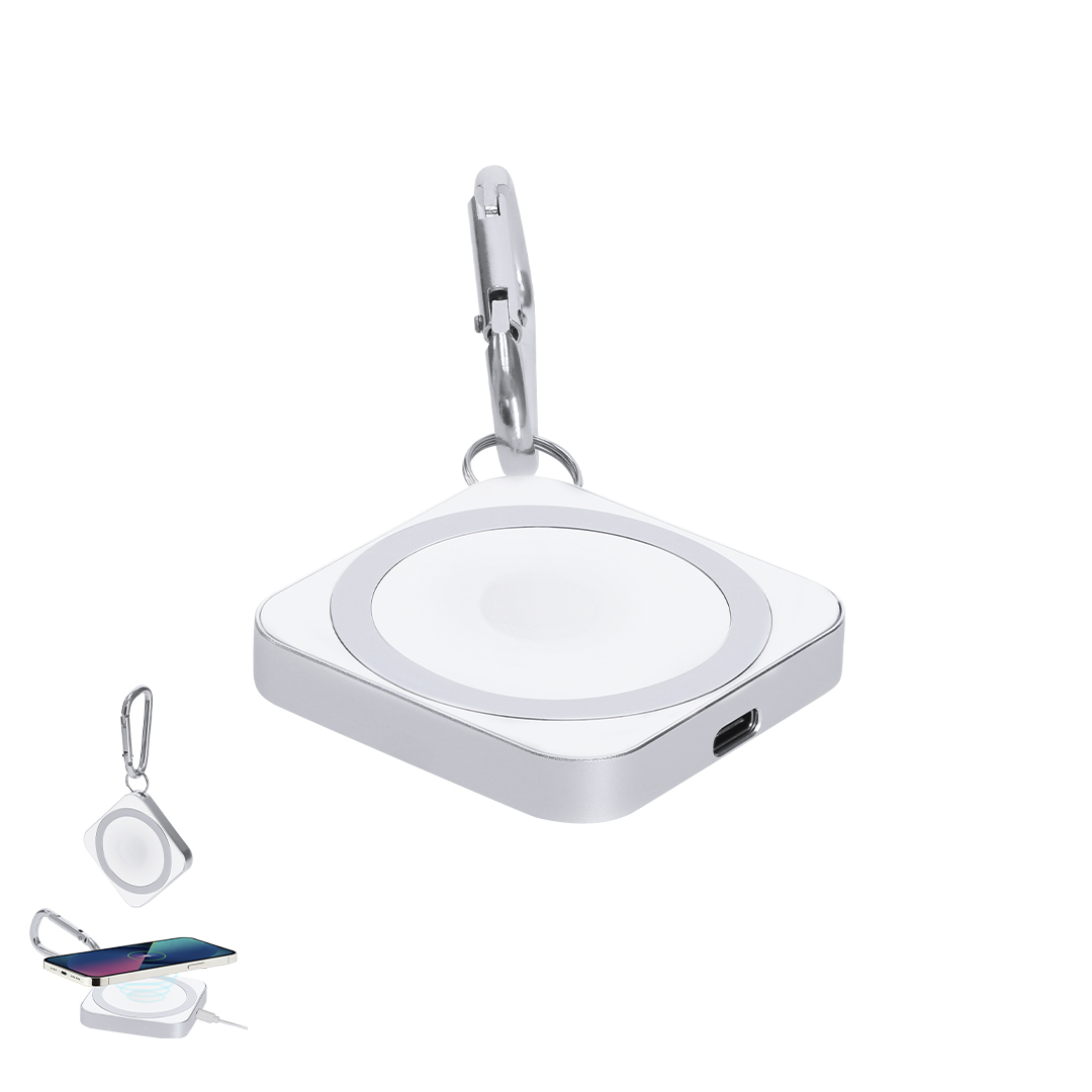 Cargador personalizado Hidmon inalámbrico 15W de aluminio magnético - Tecnología - Regalo Promocional Personalizado
