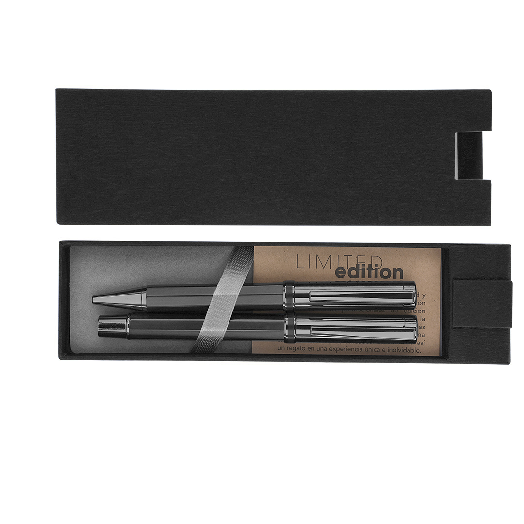 Set personalizado Licken Limited Edition de acero inox premium - Set de escritura personalizados - Regalo Promocional Personalizado - imagen 3